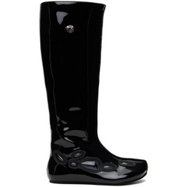 롬바웃 Rombaut SSENSE Exclusive Black Alien Barefoot Tall Boots 241654F115004