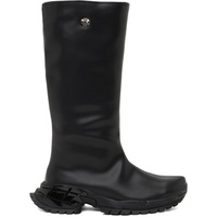 롬바웃 Rombaut Black Vizor Boots 241654M222000