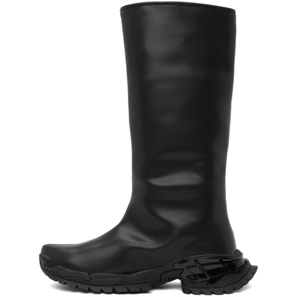  롬바웃 Rombaut Black Vizor Boots 241654M222000
