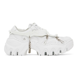 롬바웃 Rombaut White Boccaccio II Harness Sneakers 241654F128012