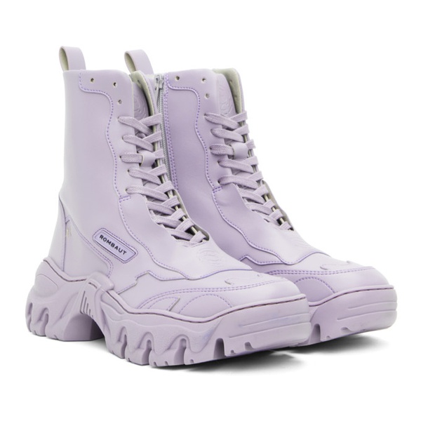  롬바웃 Rombaut Purple Boccaccio II Apple Leather Sneaker Boots 231654M255004