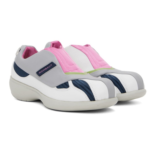  롬바웃 Rombaut Pink & Gray Neo Sneakers 232654F128006