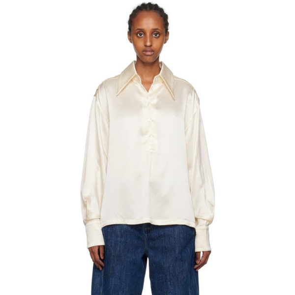  S.S.Daley 오프화이트 Off-White Spread Collar Shirt 231471F107002