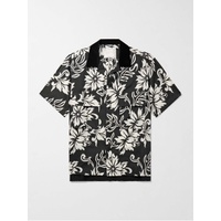 사카이 SACAI Camp-Collar Velvet-Trimmed Printed Voile Shirt 1647597327394459