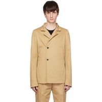 SAPIO Beige Double-Breasted Blazer 231968M195001