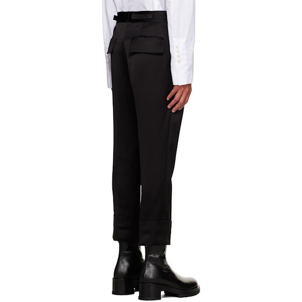  SAPIO Black Nº 7 Trousers 232968M191007