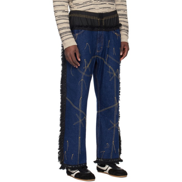 SC103 SSENSE Exclusive Indigo Jeans 242490M186000