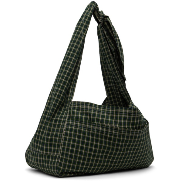  SC103 SSENSE Exclusive Green & Navy Cocoon Bag 242490F048000