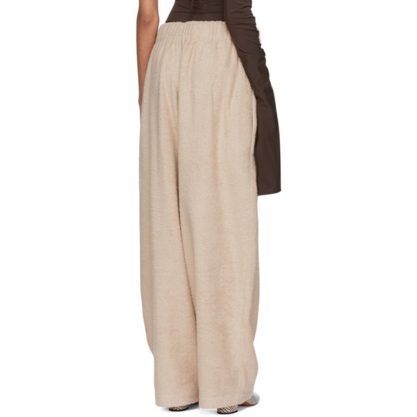  SELASI SSENSE Exclusive Beige Cotton Trousers 221222F087001
