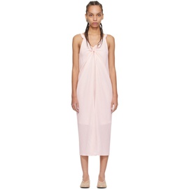 SHANG XIA Pink Layered Midi Dress 241091F054008