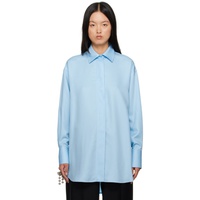 SHANG XIA SSENSE Exclusive Blue Shirt 231091F109000
