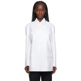 SHANG XIA White Iconic Jacket 231091F063001