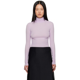 SHANG XIA SSENSE Exclusive Purple Turtleneck 231091F099000