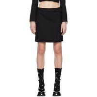 슈슈통 SHUSHU/TONG Black Low Waist Skirt 231901F090036