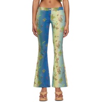 SIEDREES Blue Blufly Trousers 231976F087007