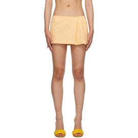 SIEDREES Yellow Piya Miniskirt 231976F090000