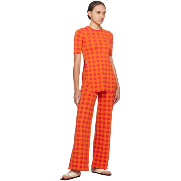  SIMONMILLER Orange Jabber Trousers 241708F087011
