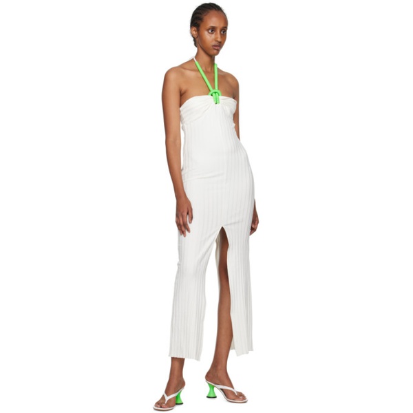  SIMONMILLER White Picot Maxi Dress 231708F055011
