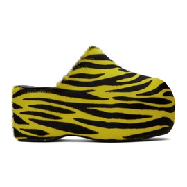 SIMONMILLER Yellow & Black Platform Bubble Slip-On Loafers 232708F121007
