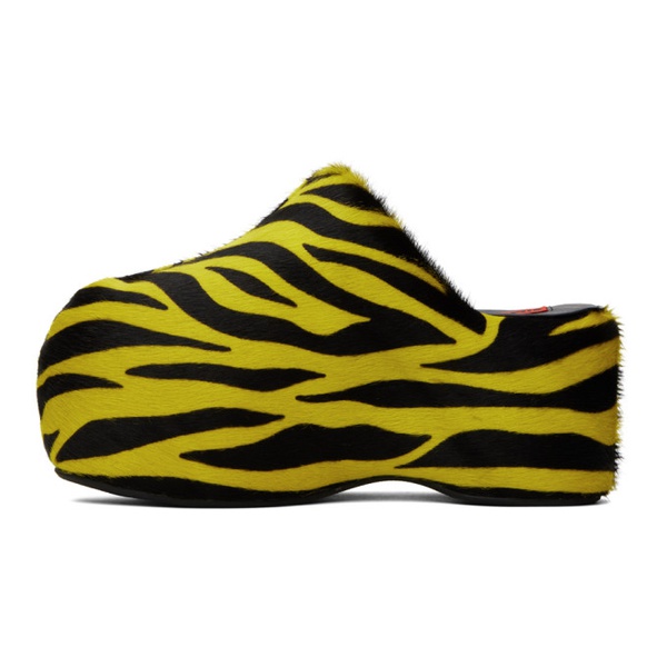  SIMONMILLER Yellow & Black Platform Bubble Slip-On Loafers 232708F121007