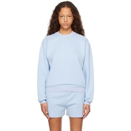 스킴스 SKIMS Blue Cotton Fleece Classic Sweatshirt 241545F098002
