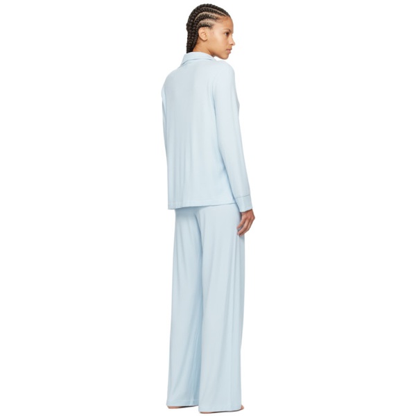  스킴스 SKIMS Blue Soft Lounge Pyjama Set 242545F079004