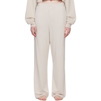 스킴스 SKIMS Beige Boyfriend Loose Lounge Pants 242545F086002