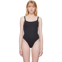 스킴스 SKIMS Black Fits Everybody Square Neck Bodysuit 242545F358000