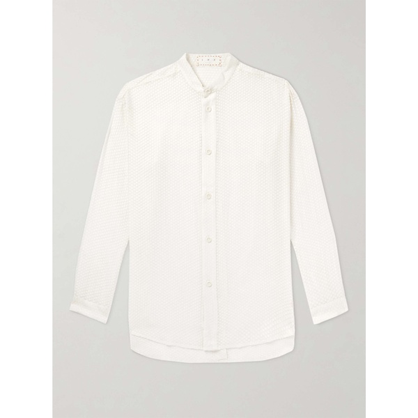  SMR DAYS Tulum Grandad-Collar Embroidered Cotton Shirt 1647597311445927