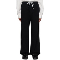 SOSHIOTSUKI Black Drawstring Trousers 232061M191005