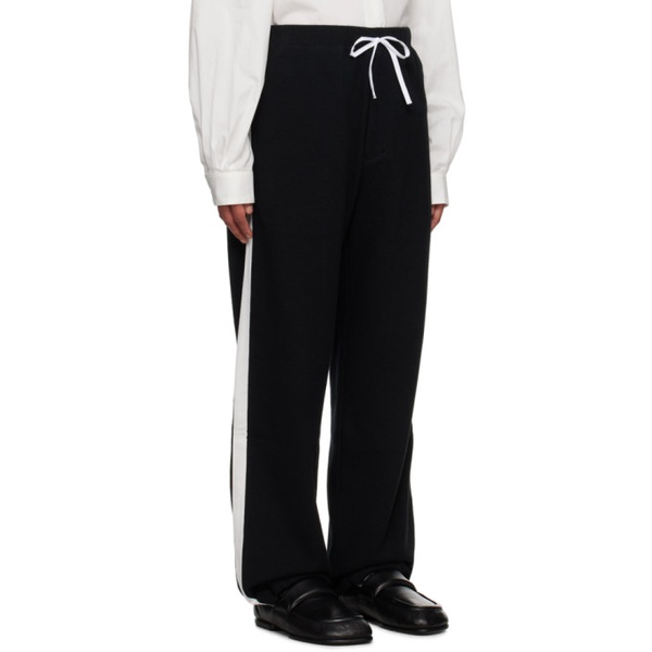  SOSHIOTSUKI Black Drawstring Trousers 232061M191005