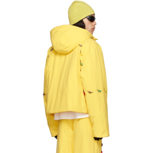  SPENCER BADU Yellow Beaded Jacket 232205M180000