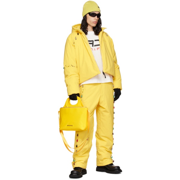  SPENCER BADU Yellow Beaded Jacket 232205M180000