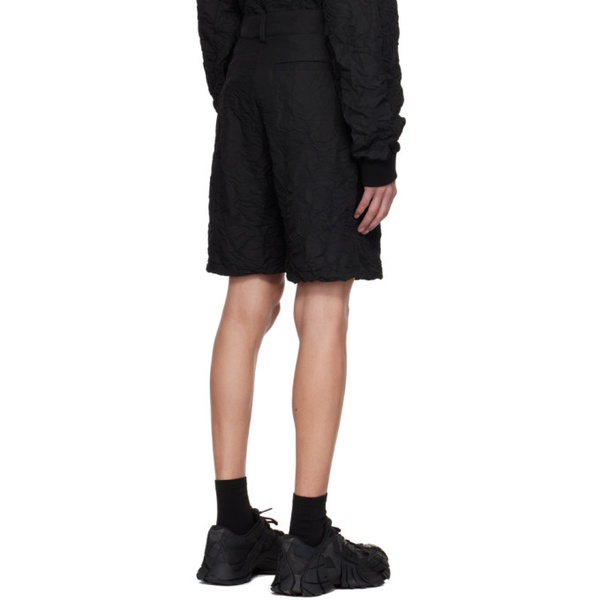  SPENCER BADU Black Tailored Shorts 241205M193000
