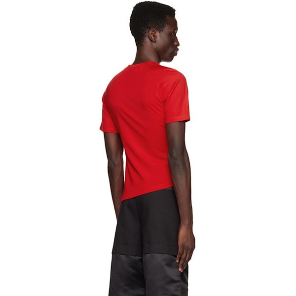  SPENCER BADU Red Fitted T-Shirt 231205M213007