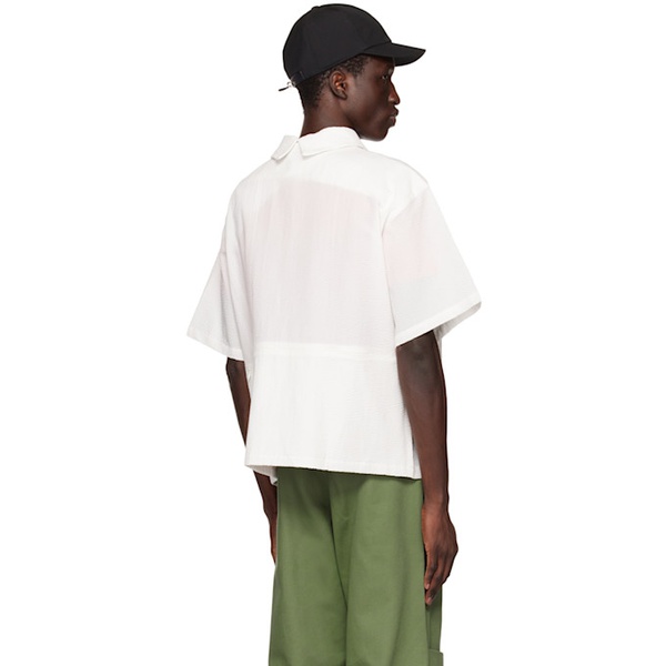  SPENCER BADU White Zip Pocket Shirt 231205M192000
