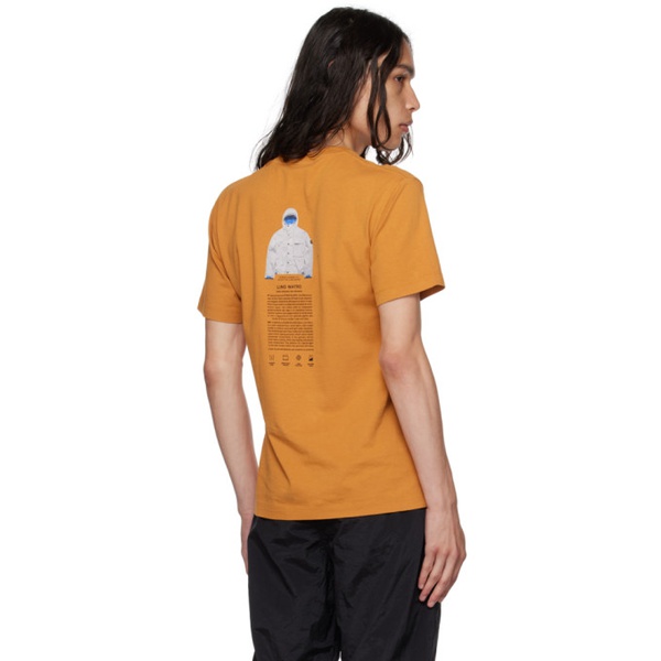 스톤아일랜드 스톤아일랜드 Stone Island Orange Printed T-Shirt 232828M213014