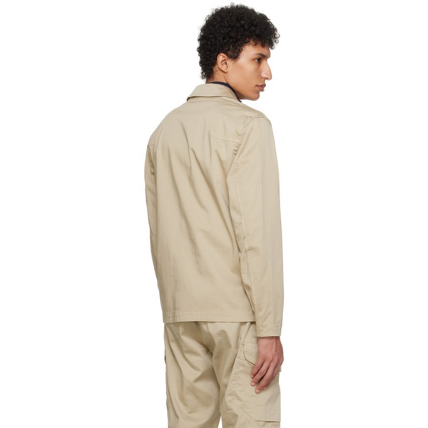 스톤아일랜드 스톤아일랜드 Stone Island Beige Garment-Dyed Jacket 241828M180044