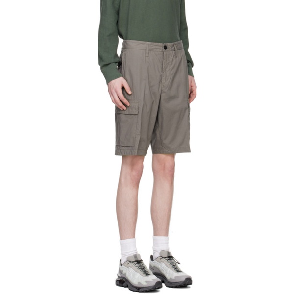 스톤아일랜드 스톤아일랜드 Stone Island Gray Patch Shorts 241828M193040