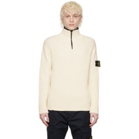 스톤아일랜드 Stone Island 오프화이트 Off-White Half-Zip Sweater 222828M202010