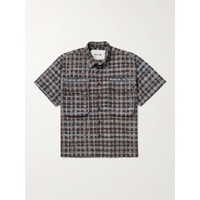 스토리 MFG. STORY MFG. Conch Checked Organic Cotton-Poplin Shirt 1647597308744697