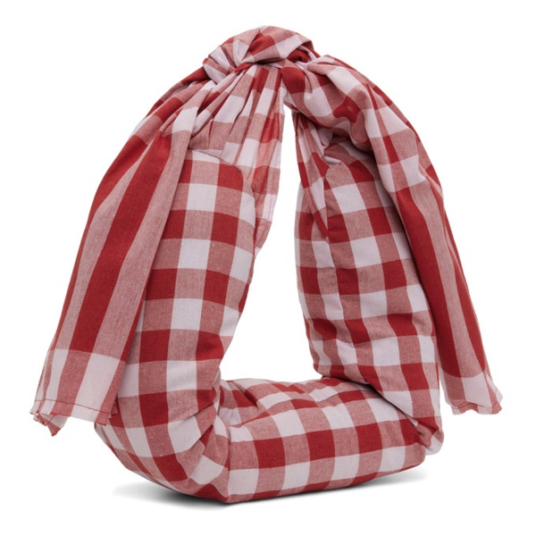  STRONGTHE Red& White Pillow Bag 241549M170000
