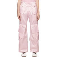 STRONGTHE Pink Cargo44 Trousers 232549M188002