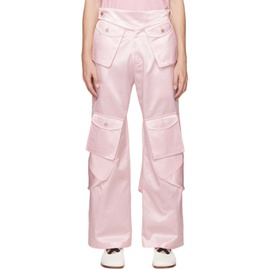 STRONGTHE Pink Cargo44 Trousers 232549M188002