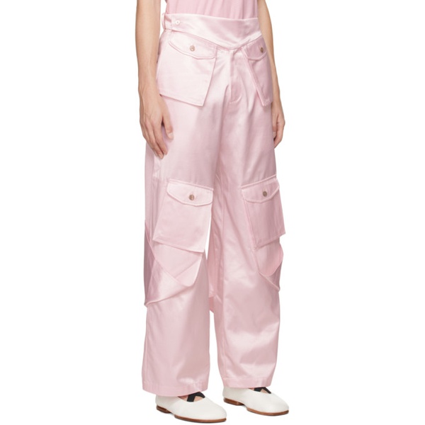  STRONGTHE Pink Cargo44 Trousers 232549M188002