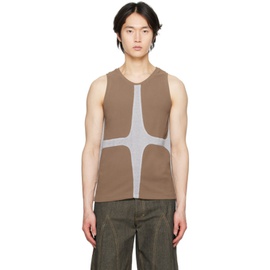 STRONGTHE SSENSE Exclusive Brown Twink Tank Top 231549M214000