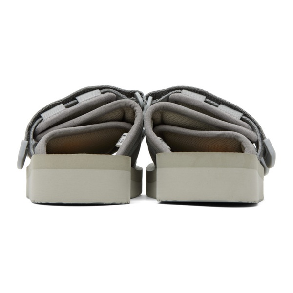  수이코크 SUICOKE Gray Moto-VS Sandals 231773M234001