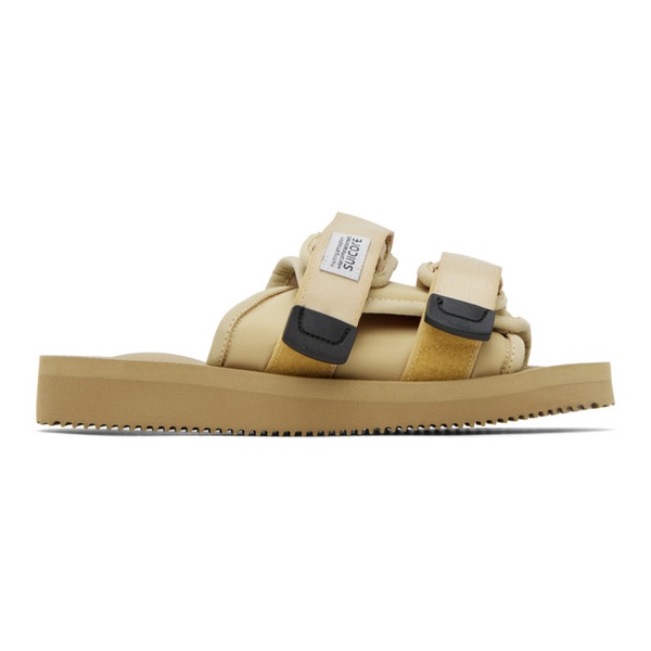  수이코크 SUICOKE Beige MOTO-Cab Sandals 231773M234010