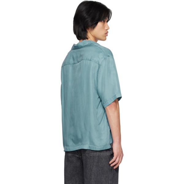  써네이 SUNNEI Blue Buttoned Shirt 231736M192014