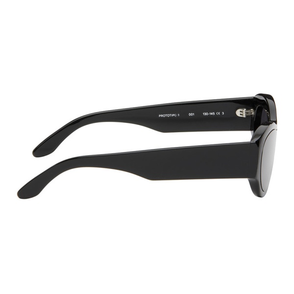  써네이 SUNNEI Black Prototipo 5 Sunglasses 241736M134001